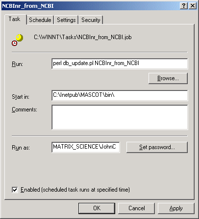 Scheduled Tasks